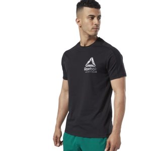 Reebok One Series Training Speedwick T Shirt Herren - Schwarz - DE 639-YWD